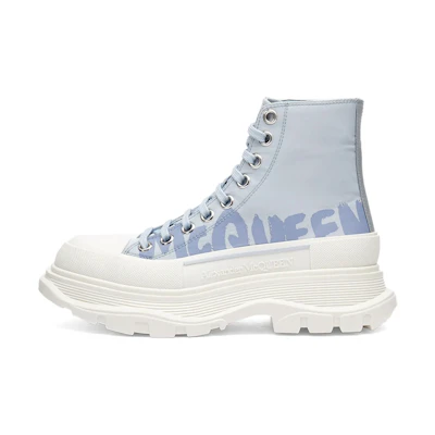 (W) Alexander McQueen Tread Slick Boots 'Sky Blue White'