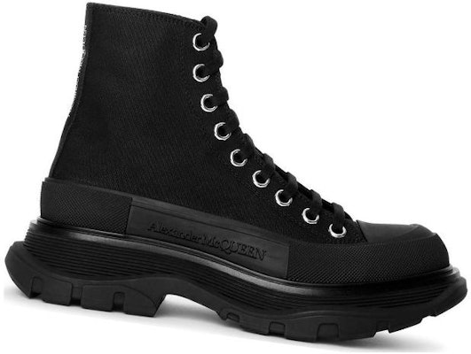 (Women) Alexander McQueen Tread Slick Boots 'Triple Black' 611706-W4L32-1000 Order (Women) Alexander McQueen Tread Slick Boots 'Triple Black' 611706-W4L32-1000