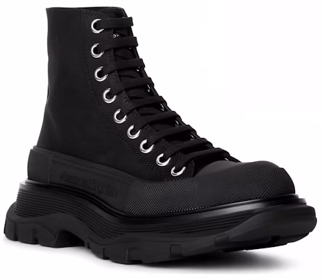 (Women) Alexander McQueen Tread Slick Boots 'Triple Black' 611706-W4L32-1000 Lookbook (Women) Alexander McQueen Tread Slick Boots 'Triple Black' 611706-W4L32-1000