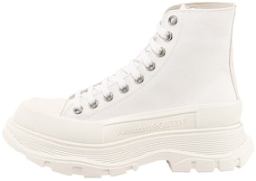 (Women) Alexander McQueen Tread Slick Boots 'White' 611706W4MV29000 (Women) Alexander McQueen Tread Slick Boots 'White' 611706W4MV29000