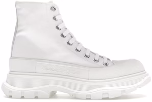 (Women) Alexander McQueen Tread Slick Boots 'White' 611706W4MV29000 (Women) Alexander McQueen Tread Slick Boots 'White' 611706W4MV29000