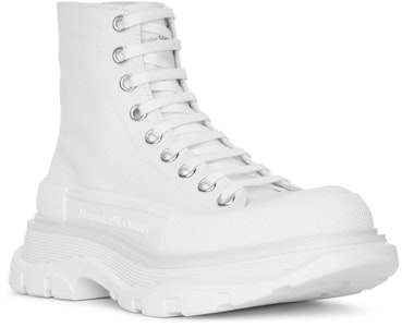 (W) Alexander McQueen Tread Slick Boots 'Putih' 611706-W4L32-9000 Order (W) Alexander McQueen Tread Slick Boots 'Putih' 611706-W4L32-9000