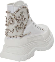 Lookbook (W) Alexander McQueen Tread Slick Boots 'Putih Emas' 710406W4TGB9423
