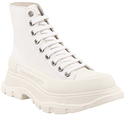 (W) 亚历山大·麦昆 Tread Slick 靴子 '白色' 611706W4MV29000 Lookbook (W) 亚历山大·麦昆 Tread Slick 靴子 '白色' 611706W4MV29000