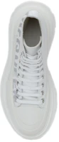 Purchase Alexander McQueen 舒適耐磨 系帶休閒馬丁靴 女款 白灰