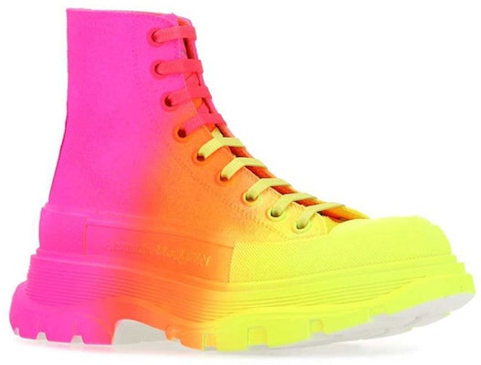 (W) Alexander McQueen Tread Slick Boots 'Kuning Jingga Merah Muda' 685697-W4MVS-7115 Shop (W) Alexander McQueen Tread Slick Boots 'Kuning Jingga Merah Muda' 685697-W4MVS-7115