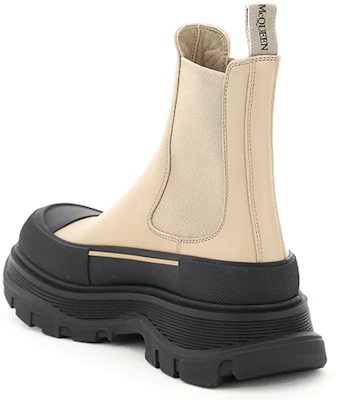 (W) Alexander McQueen Tread Slick Chelsea ''Beige'' Schuhe 635714WHZ612615 Order (W) Alexander McQueen Tread Slick Chelsea ''Beige'' Schuhe 635714WHZ612615