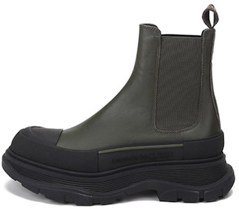 (W) 亚历山大·麦昆 Tread Slick 切尔西靴 '卡其绿' 635714WHZ613085 Buy (W) 亚历山大·麦昆 Tread Slick 切尔西靴 '卡其绿' 635714WHZ613085