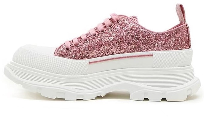 (W) 亚历山大·麦昆 Tread Slick 粉色闪光低帮运动鞋 666805W4JF45489 Buy (W) 亚历山大·麦昆 Tread Slick 粉色闪光低帮运动鞋 666805W4JF45489