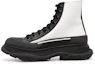 Buy (W) Alexander McQueen Tread Slick High-Top Sneakers 'Putih Hitam' 666809W4RK19360
