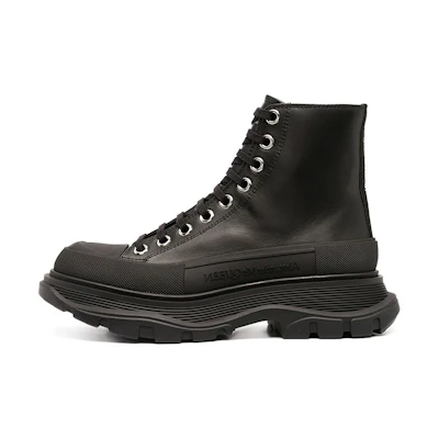 (W) Alexander McQueen Tread Slick High 'Black'