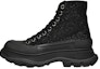 Buy (W) Alexander McQueen Tread Slick Tinggi 'Hitam Glitter' 666806-W4JF4-1000