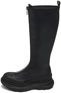 (W) アレキサンダー・マックイーン トレッド スリック ジップ ブーツ (黒) 766902WHZ6U1000 Buy (W) アレキサンダー・マックイーン トレッド スリック ジップ ブーツ (黒) 766902WHZ6U1000