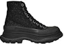 Order (W) Alexander McQueen Tread Slick Tinggi 'Hitam Glitter' 666806-W4JF4-1000
