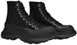 Lookbook (W) Alexander McQueen Tread Slick Tinggi 'Hitam Glitter' 666806-W4JF4-1000
