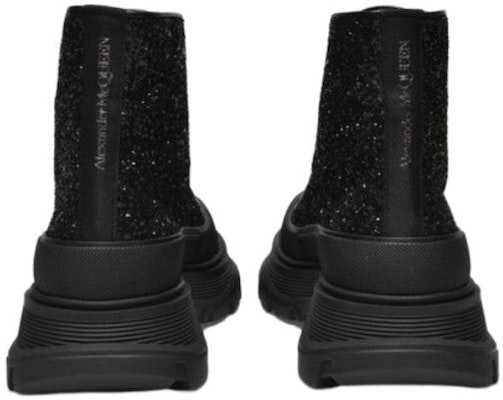 (W) 亚历山大·麦昆 Tread Slick 高帮 '黑色闪光' 666806-W4JF4-1000 Shop (W) 亚历山大·麦昆 Tread Slick 高帮 '黑色闪光' 666806-W4JF4-1000