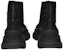 (W) Alexander McQueen Tread Slick Tinggi 'Hitam Glitter' 666806-W4JF4-1000