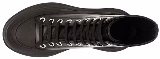 Purchase (W) Alexander McQueen Tread Slick Tinggi 'Hitam' 633900-WHZ62-1081