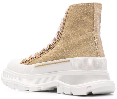(Women) Alexander McQueen Tread Slick High 'Gold' 685699-W4SG1-8062 Shop (Women) Alexander McQueen Tread Slick High 'Gold' 685699-W4SG1-8062