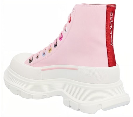 (Women) Alexander McQueen Tread Slick High 'Pink' 611706-W4MVG-5801 Shop (Women) Alexander McQueen Tread Slick High 'Pink' 611706-W4MVG-5801