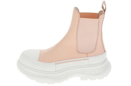 (Women) Alexander McQueen Tread Slick High 'Pink Chelsea' 635714WHZ616838 Buy (Women) Alexander McQueen Tread Slick High 'Pink Chelsea' 635714WHZ616838