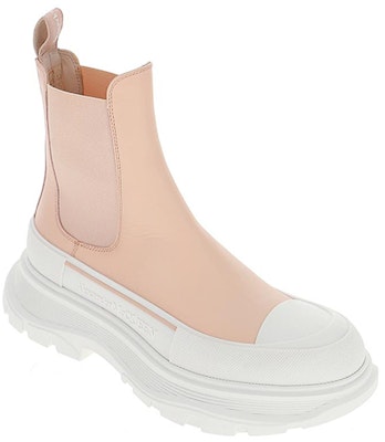 (Women) Alexander McQueen Tread Slick High 'Pink Chelsea' 635714WHZ616838 Order (Women) Alexander McQueen Tread Slick High 'Pink Chelsea' 635714WHZ616838