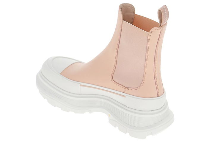 Lookbook (Women) Alexander McQueen Tread Slick High 'Pink Chelsea' 635714WHZ616838
