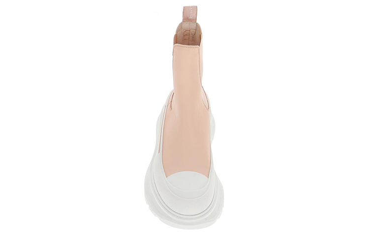 Shop (Women) Alexander McQueen Tread Slick High 'Pink Chelsea' 635714WHZ616838
