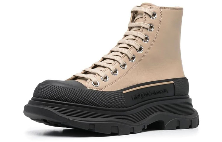 Order (W) 알렉산더 맥퀸 트레드 슬릭 하이 "토프 블랙" 633900WHZ622615