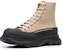 (W) Alexander McQueen Tread Slick High 'Kulit Hitam Taupe' 633900WHZ622615