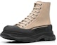Order (W) Alexander McQueen Tread Slick High 'Kulit Hitam Taupe' 633900WHZ622615