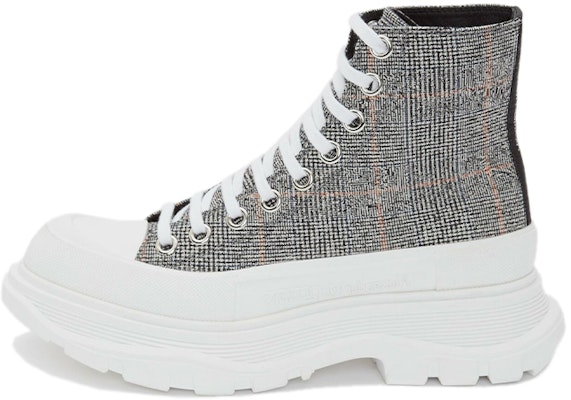 (Women) Alexander McQueen Tread Slick High 'Tweed' 650808-W4PE1-1071 Buy (Women) Alexander McQueen Tread Slick High 'Tweed' 650808-W4PE1-1071