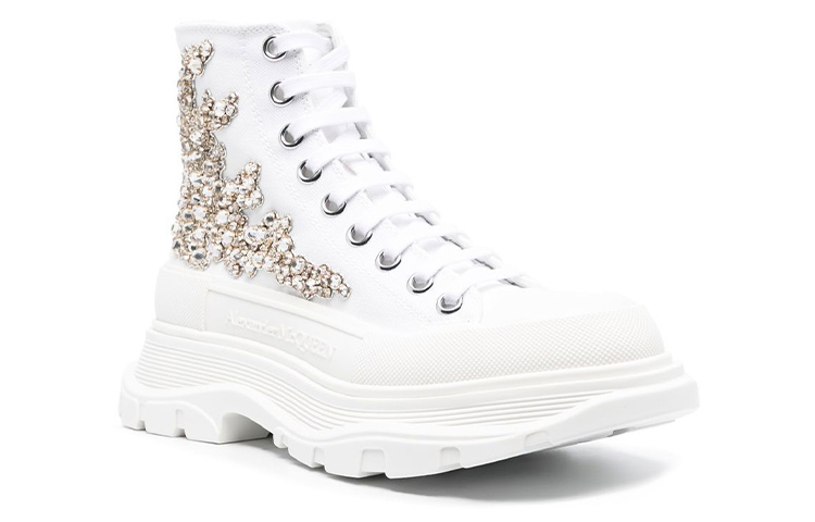 Order (W) Alexander McQueen Tread Slick High 'Putih' 720872W4TGH9423