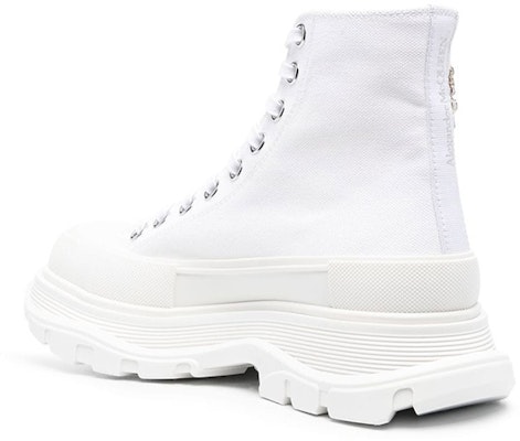 亞歷山大·麥昆 Tread Slick 高筒時尚厚底女鞋 白色 Shop 亞歷山大·麥昆 Tread Slick 高筒時尚厚底女鞋 白色