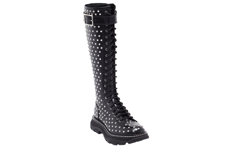 Lookbook (W) Alexander McQueen Tread Slick High Top 'Hitam' 595467WHQSG1090