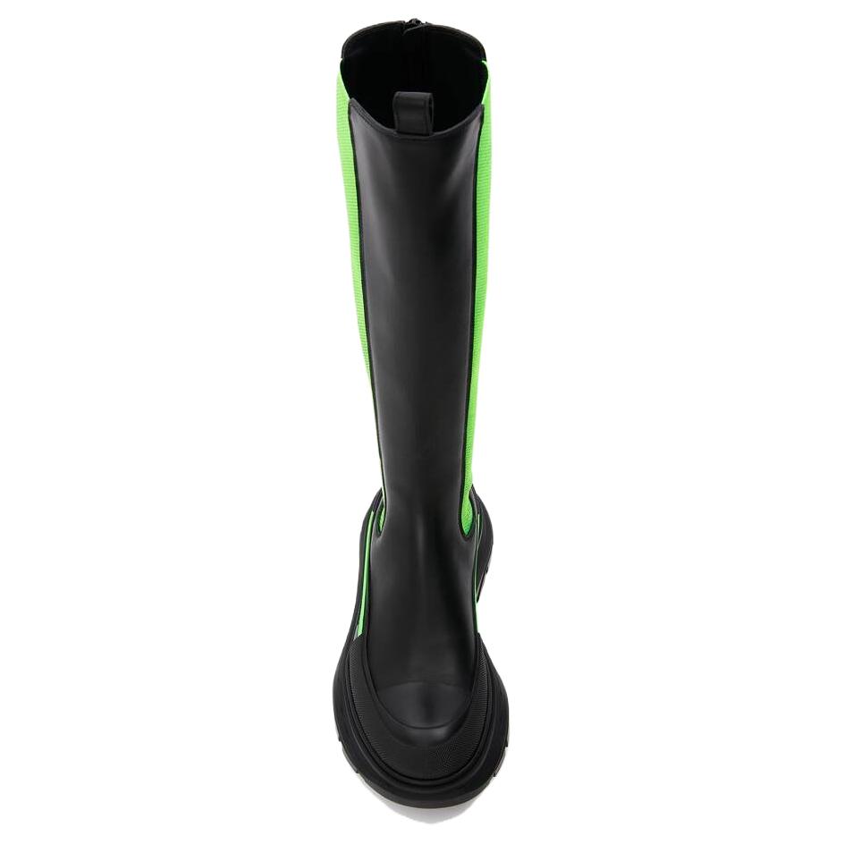 (W) Alexander McQueen Tread Slick High Top 'Black Green' 圖 3