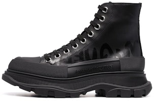 (Women) Alexander McQueen Tread Slick High-Top Boots 'Black' 679529WIABD1000 (Women) Alexander McQueen Tread Slick High-Top Boots 'Black' 679529WIABD1000