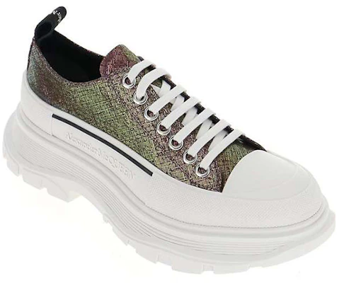 (W) Alexander McQueen Tread Slick Sepatu Tali 'Coklat Gelap Multi' 650780W4PB11311 Lookbook (W) Alexander McQueen Tread Slick Sepatu Tali 'Coklat Gelap Multi' 650780W4PB11311