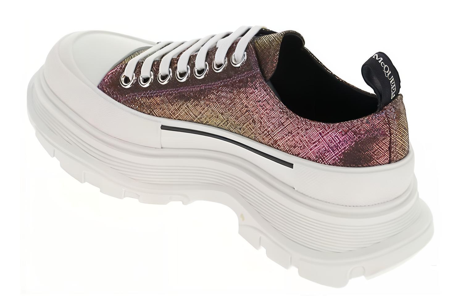 Shop (W) 알렉산더 맥퀸 트레드 슬릭 다크브라운 멀티 슈즈 650780W4PB11311