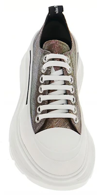 (W) Alexander McQueen Tread Slick Sepatu Tali 'Coklat Gelap Multi' 650780W4PB11311 Purchase (W) Alexander McQueen Tread Slick Sepatu Tali 'Coklat Gelap Multi' 650780W4PB11311