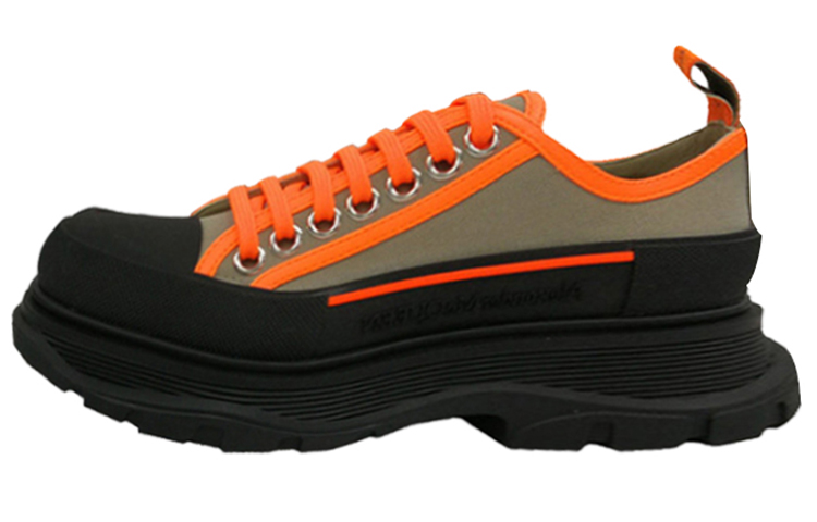 Buy (W) Alexander McQueen Tread Slick Lace Up 'Hitam Oren' 657578-W4MV5-2326