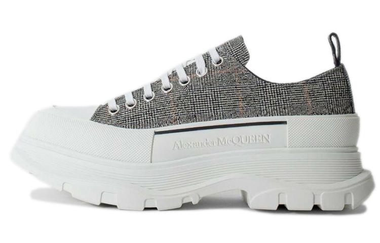 Buy (W) Alexander McQueen Tread Slick Cordones 'Negro Blanco' 652757-W4PE1-1071