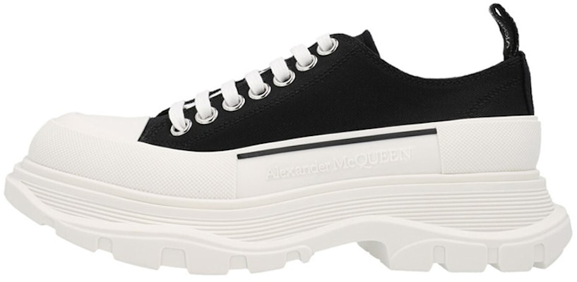 (Women) Alexander McQueen Tread Slick Lace Up 'Black White' 611705W4MV21070-/-604257W4MV21070 Buy (Women) Alexander McQueen Tread Slick Lace Up 'Black White' 611705W4MV21070-/-604257W4MV21070