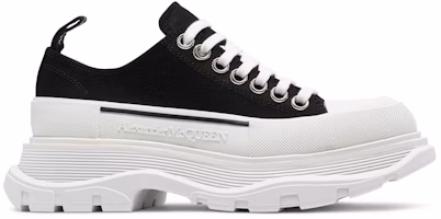 (Women) Alexander McQueen Tread Slick Lace Up 'Black White' 611705W4L321070/697072W4MV21070 (Women) Alexander McQueen Tread Slick Lace Up 'Black White' 611705W4L321070/697072W4MV21070