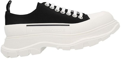 (W) Alexander McQueen Tread Slick Lace Up 'Hitam Putih' 611705W4MV21070-/-604257W4MV21070 Order (W) Alexander McQueen Tread Slick Lace Up 'Hitam Putih' 611705W4MV21070-/-604257W4MV21070