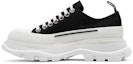 Lookbook (W) Alexander McQueen Tread Slick Lace Up 'Hitam Putih' 611705W4L321070/697072W4MV21070