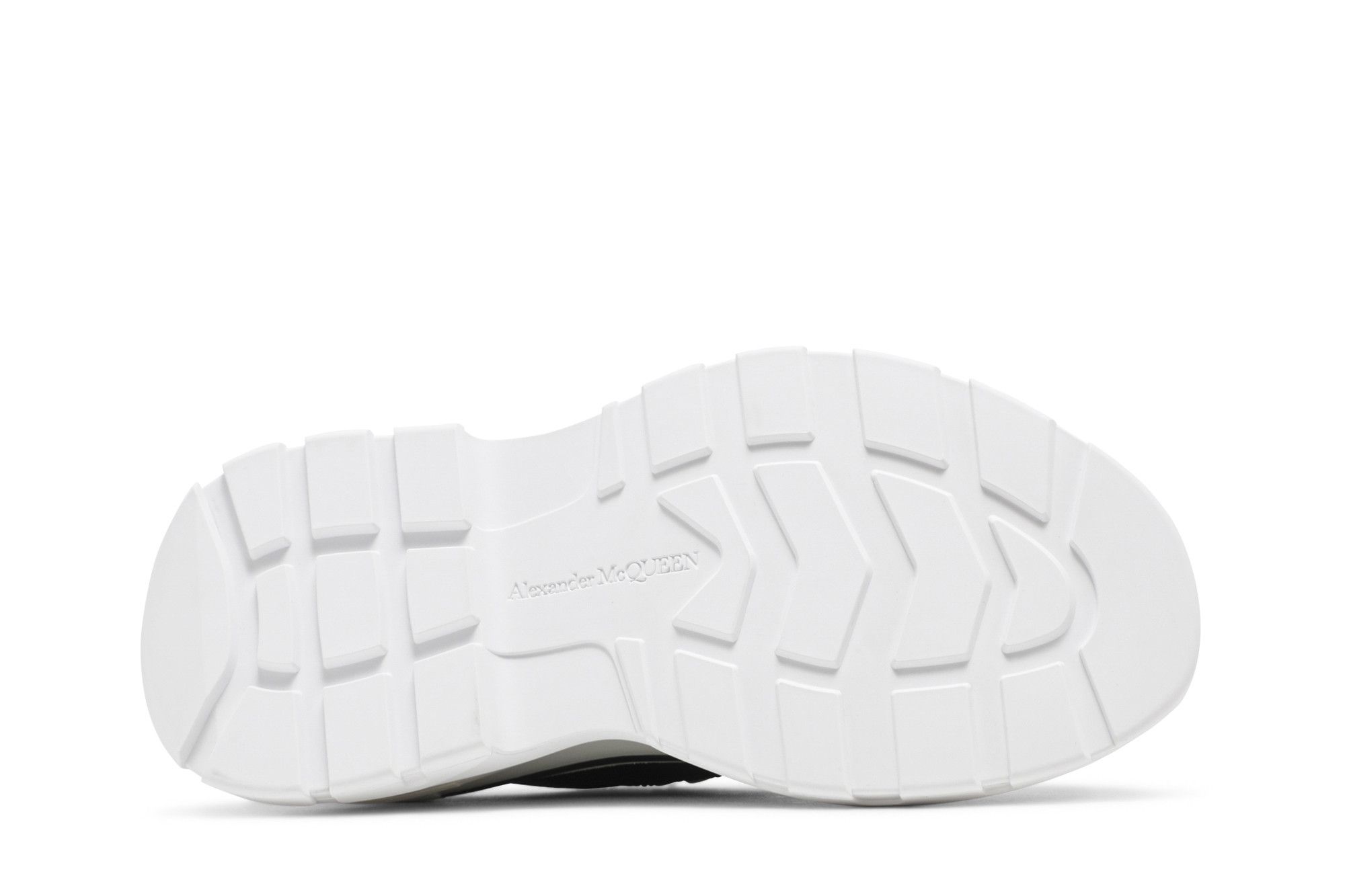 Purchase 亞歷山大麥昆 Alexander McQueen Tread Slick 帆布 系帶圓頭復古 短筒 馬丁靴 女款 黑白