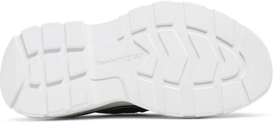 亞歷山大麥昆 Alexander McQueen Tread Slick 帆布 系帶圓頭復古 短筒 馬丁靴 女款 黑白 Purchase 亞歷山大麥昆 Alexander McQueen Tread Slick 帆布 系帶圓頭復古 短筒 馬丁靴 女款 黑白