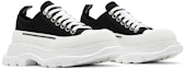 Cheap (W) Alexander McQueen Tread Slick Lace Up 'Hitam Putih' 611705W4L321070/697072W4MV21070