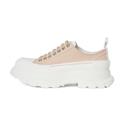 (W) Alexander McQueen Tread Slick Lace Up 'Blush'